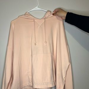 Women’s Nike cropped hoodie. Pink. XXL